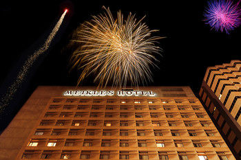 Hotel Front - Evening or Night